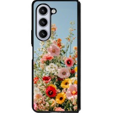 Samsung Galaxy Z Fold5 Case Hülle - Silikon schwarz Spring flowers Spring 2026