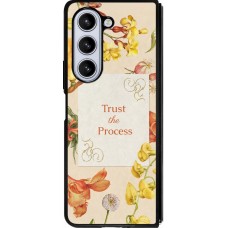 Samsung Galaxy Z Fold5 Case Hülle - Silikon schwarz Trust the process Spring 2026