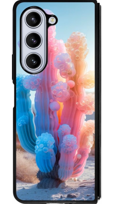 Samsung Galaxy Z Fold5 Case Hülle - Silikon schwarz Artificial vegetation 2025