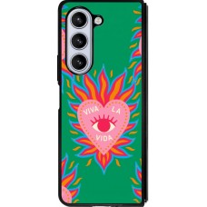 Samsung Galaxy Z Fold5 Case Hülle - Silikon schwarz Viva la vida 2026