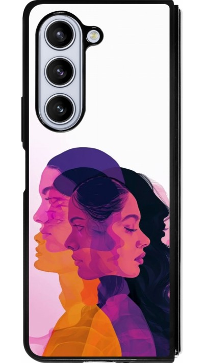 Samsung Galaxy Z Fold5 Case Hülle - Silikon schwarz Womens day 2026 10