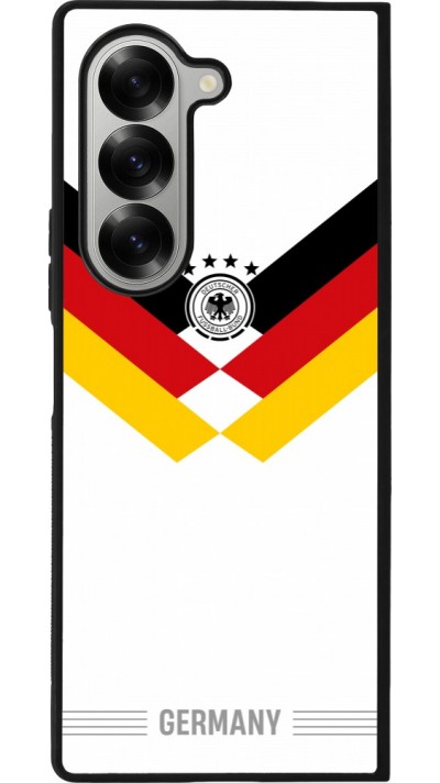 Samsung Galaxy Z Fold6 Case Hülle - Silikon schwarz Deutschland 2026 personalisierbares Fussballtrikot