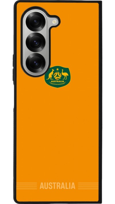 Samsung Galaxy Z Fold6 Case Hülle - Silikon schwarz Australien 2026 personalisierbares Fussballtrikot