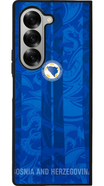 Samsung Galaxy Z Fold6 Case Hülle - Silikon schwarz Bosnien und Herzegowina 2026 personalisierbares Fussballtrikot