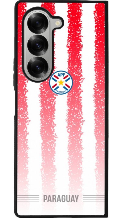 Samsung Galaxy Z Fold6 Case Hülle - Silikon schwarz Paraguay 2026 personalisierbares Fussballtrikot