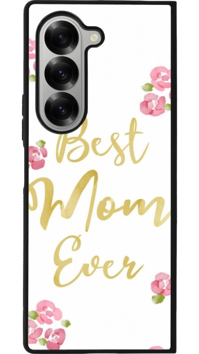Coque Samsung Galaxy Z Fold6 - Silicone rigide noir Mom 2024 best Mom ever