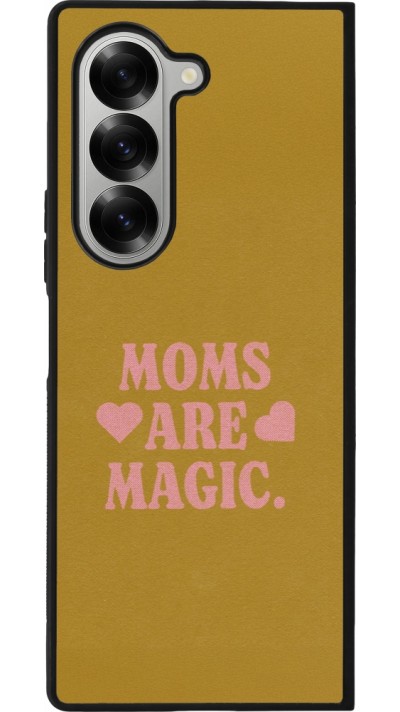 Samsung Galaxy Z Fold6 Case Hülle - Silikon schwarz Mom 2026 Are Magic