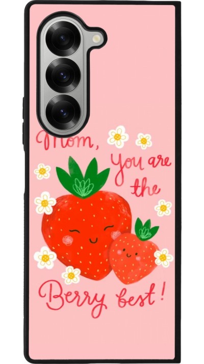 Samsung Galaxy Z Fold6 Case Hülle - Silikon schwarz Mom 2026 Berry best