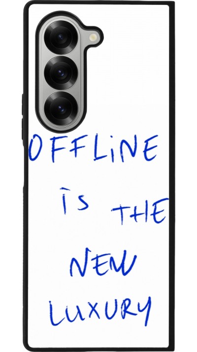 Samsung Galaxy Z Fold6 Case Hülle - Silikon schwarz Offline is the new luxury