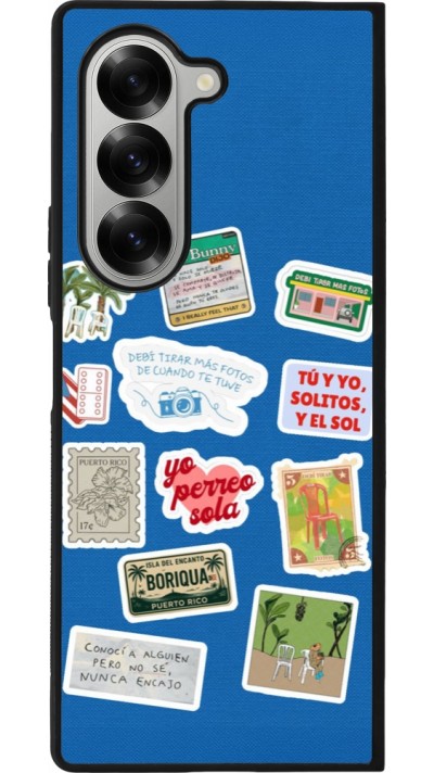 Samsung Galaxy Z Fold6 Case Hülle - Silikon schwarz Seals of the Dominican Republic DTMF