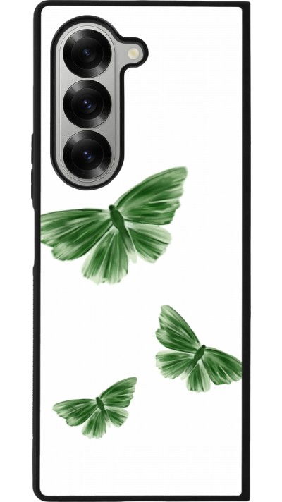 Samsung Galaxy Z Fold6 Case Hülle - Silikon schwarz Butterflies Spring 2026