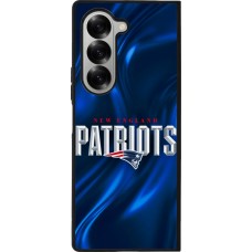 Coque Samsung Galaxy Z Fold6 - Silicone rigide noir Super Bowl 26 Patriots 2