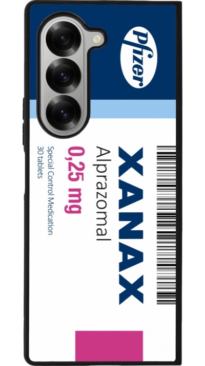 Samsung Galaxy Z Fold6 Case Hülle - Silikon schwarz Xanax Alprazolam 2025