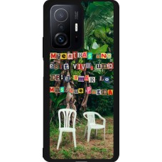 Coque Xiaomi 11T - Silicone rigide noir Chairs DTMF