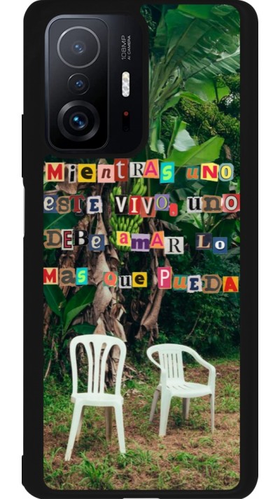 Coque Xiaomi 11T - Silicone rigide noir Chairs DTMF