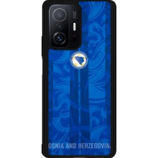 Coque Xiaomi 11T - Silicone rigide noir Maillot de football Bosnie-Herzégovine 2026 personnalisable