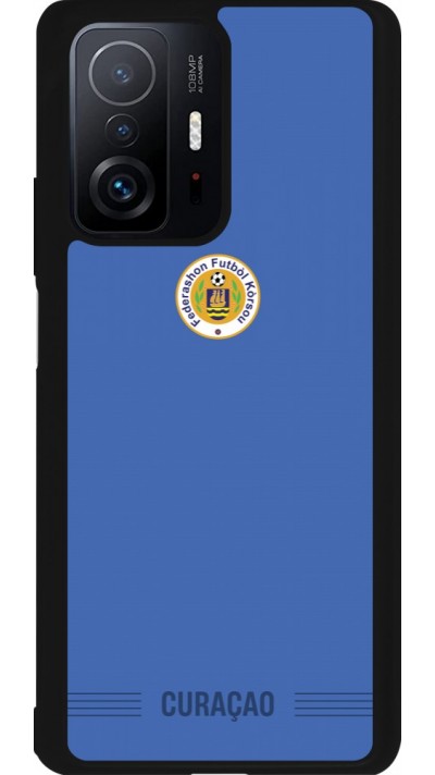 Coque Xiaomi 11T - Silicone rigide noir Maillot de football Curaçao 2026 personnalisable