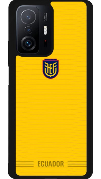 Coque Xiaomi 11T - Silicone rigide noir Maillot de football E?quateur 2026 personnalisable