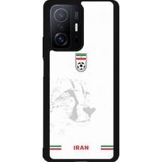 Coque Xiaomi 11T - Silicone rigide noir Maillot de football Iran 2026 personnalisable