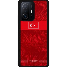 Coque Xiaomi 11T - Silicone rigide noir Maillot de football Turquie 2026 personnalisable