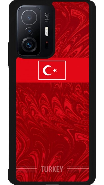 Coque Xiaomi 11T - Silicone rigide noir Maillot de football Turquie 2026 personnalisable