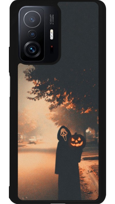 Coque Xiaomi 11T - Silicone rigide noir Halloween 2025 Scream