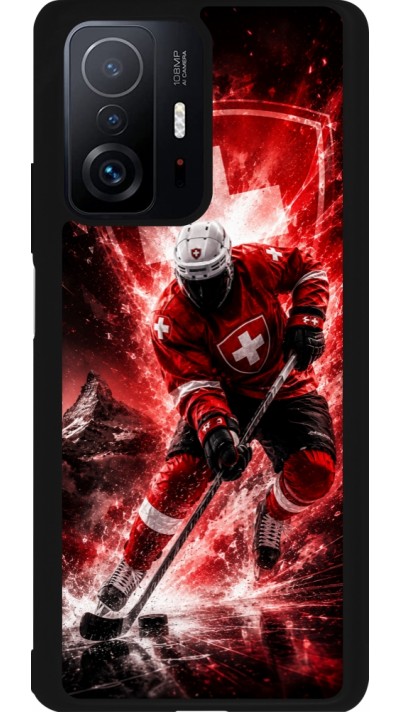 Coque Xiaomi 11T - Silicone rigide noir Hockey World Championship Player