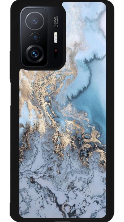 Xiaomi 11T Case Hülle - Silikon schwarz Marble 04