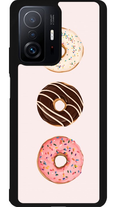 Coque Xiaomi 11T - Silicone rigide noir Spring 23 donuts
