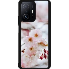 Coque Xiaomi 11T - Silicone rigide noir Cherry tree Spring 2026