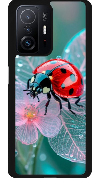 Coque Xiaomi 11T - Silicone rigide noir Ladybird in bloom Spring 2026