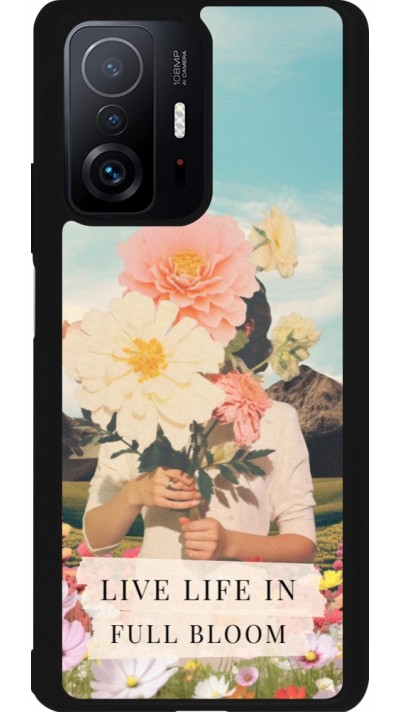 Coque Xiaomi 11T - Silicone rigide noir Live life in full moon Spring 2026