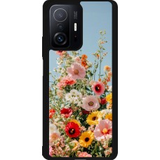 Coque Xiaomi 11T - Silicone rigide noir Spring flowers Spring 2026