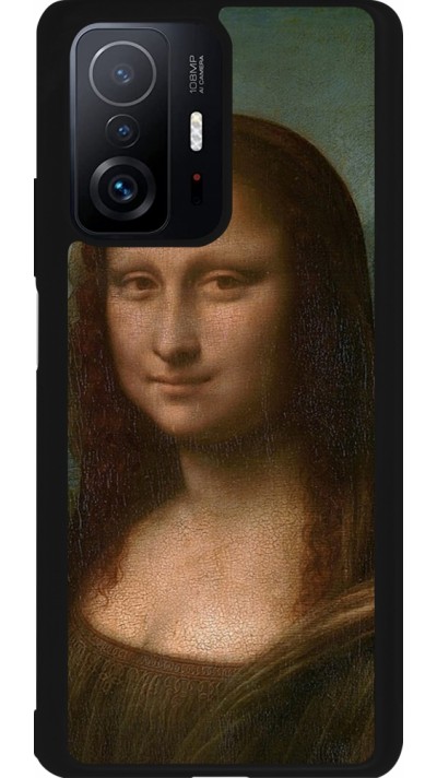 Xiaomi 11T Case Hülle - Silikon schwarz Kunstbild - Mona Lisa - Leonardo de Vinci