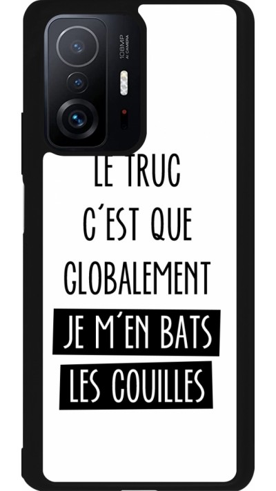 Xiaomi 11T Case Hülle - Silikon schwarz Le truc globalement bats les couilles