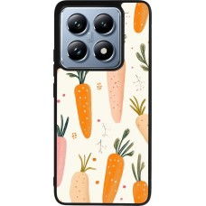 Coque Xiaomi 14T Pro - Silicone rigide noir Easter 2026 Illustration carrots