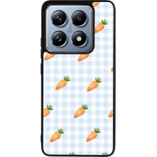 Coque Xiaomi 14T Pro - Silicone rigide noir Easter 2026 Pattern carrots
