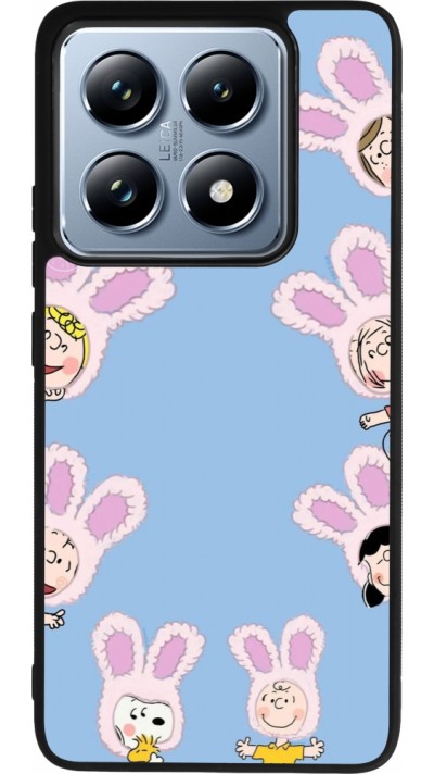Coque Xiaomi 14T Pro - Silicone rigide noir Easter 2026 Snoopy