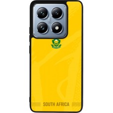Xiaomi 14T Pro Case Hülle - Silikon schwarz Südafrika 2026 personalisierbares Fussballtrikot