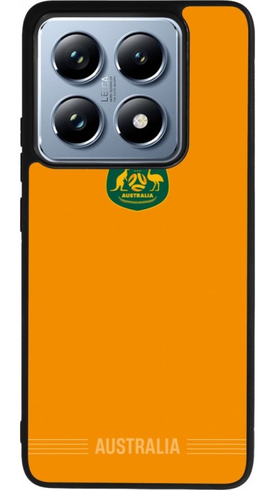 Coque Xiaomi 14T Pro - Silicone rigide noir Maillot de football Australie 2026 personnalisable