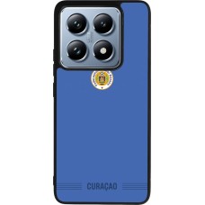 Coque Xiaomi 14T Pro - Silicone rigide noir Maillot de football Curaçao 2026 personnalisable