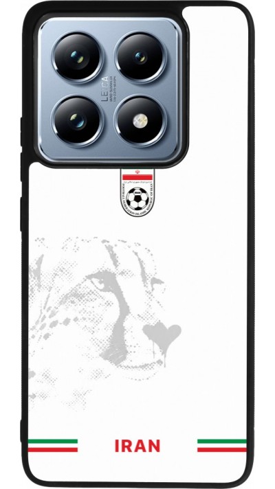 Coque Xiaomi 14T Pro - Silicone rigide noir Maillot de football Iran 2026 personnalisable