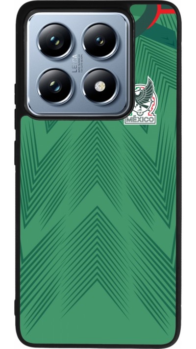 Xiaomi 14T Pro Case Hülle - Silikon schwarz Mexiko 2022 personalisierbares Fussballtrikot
