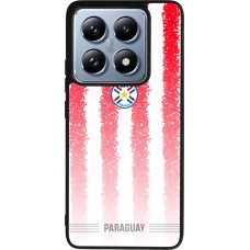 Coque Xiaomi 14T Pro - Silicone rigide noir Maillot de football Paraguay 2026 personnalisable