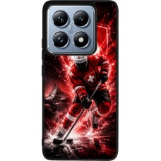 Xiaomi 14T Pro Case Hülle - Silikon schwarz Hockey World Championship Player