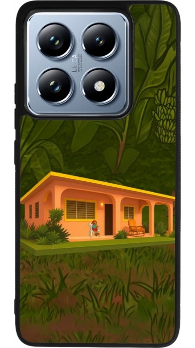 Xiaomi 14T Pro Case Hülle - Silikon schwarz Benitos house DTMF