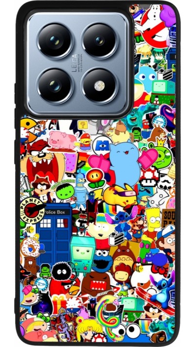 Xiaomi 14T Pro Case Hülle - Silikon schwarz Mixed cartoons
