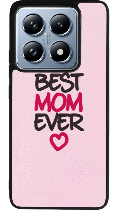 Xiaomi 14T Pro Case Hülle - Silikon schwarz Mom 2023 best Mom ever pink
