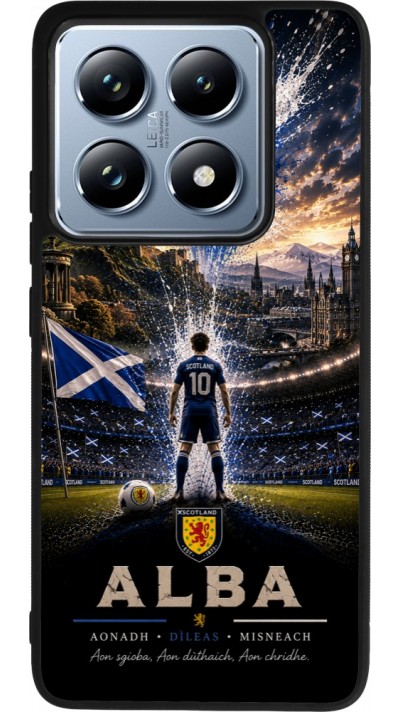 Coque Xiaomi 14T Pro - Silicone rigide noir Football Écosse splash 2026