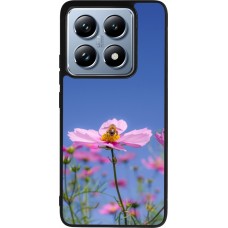 Coque Xiaomi 14T Pro - Silicone rigide noir Bee on a flower Spring 2026